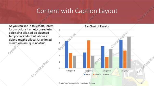 Content with Caption presentation slide layout