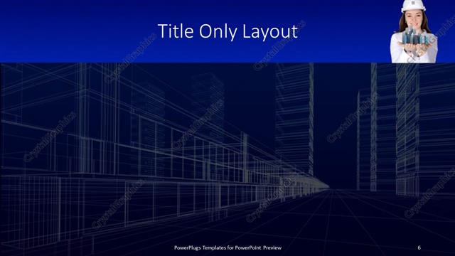 Title Only presentation slide layout
