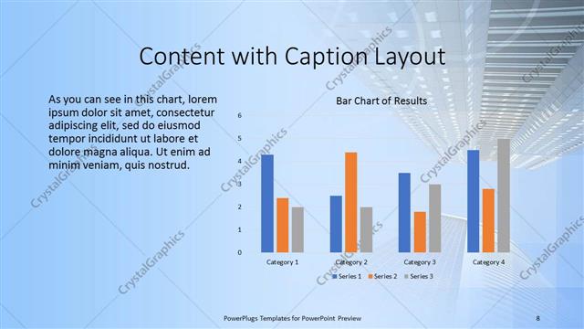 Content with Caption presentation slide layout