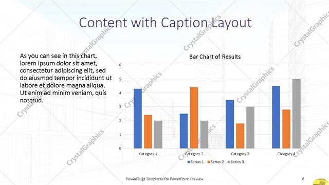 Content with Caption presentation slide layout