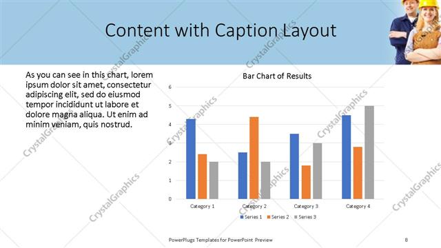 Content with Caption presentation slide layout