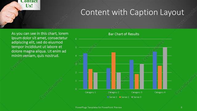 Content with Caption presentation slide layout