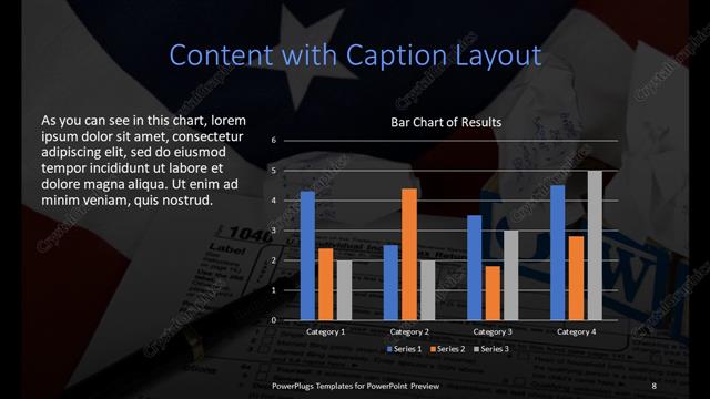 Content with Caption presentation slide layout