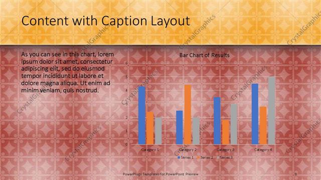 Content with Caption presentation slide layout