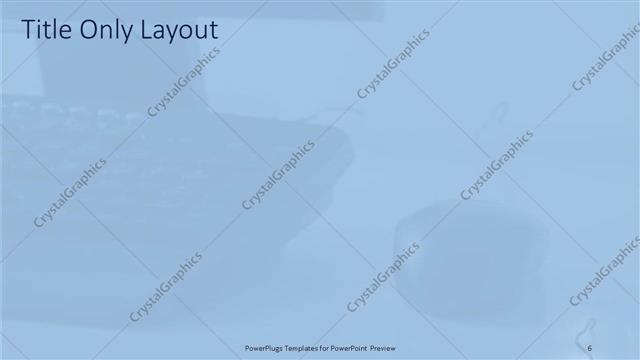 Title Only presentation slide layout