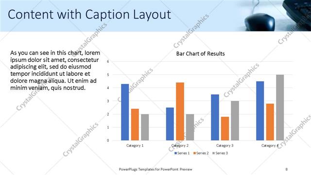 Content with Caption presentation slide layout