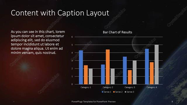 Content with Caption presentation slide layout
