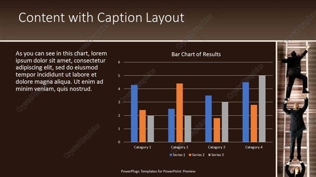 Content with Caption presentation slide layout