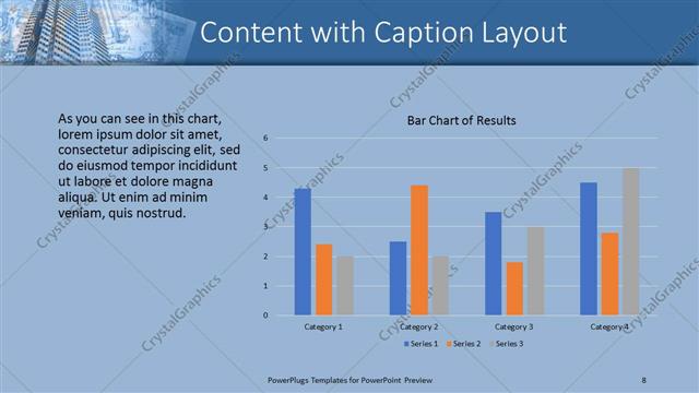 Content with Caption presentation slide layout
