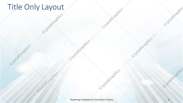 Title Only presentation slide layout