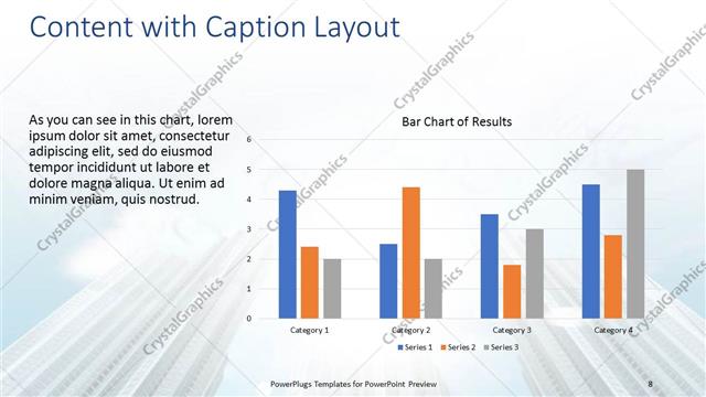 Content with Caption presentation slide layout