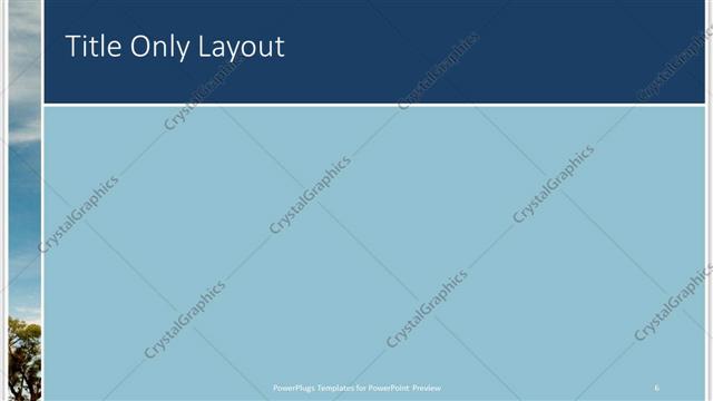 Title Only presentation slide layout