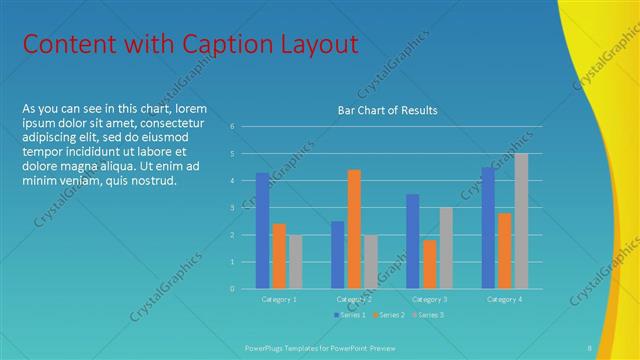 Content with Caption presentation slide layout