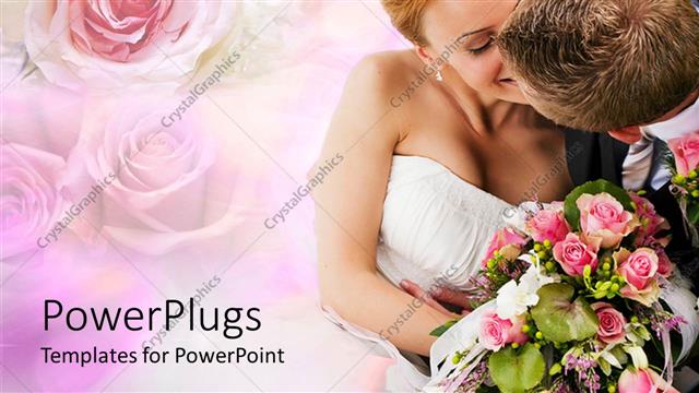  Presentation with marriage - A couple kissing each other after marriage
