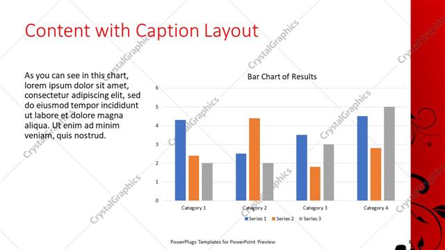 Content with Caption presentation slide layout