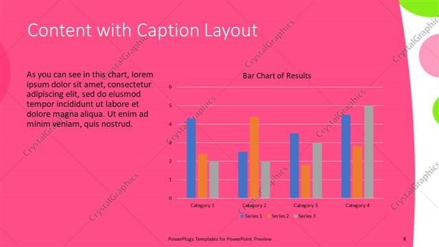 Content with Caption presentation slide layout