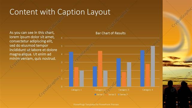 Content with Caption presentation slide layout