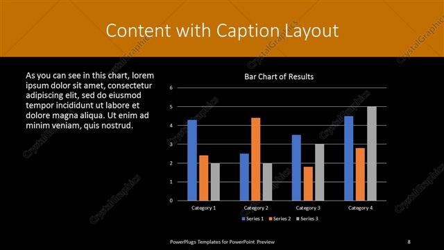 Content with Caption presentation slide layout