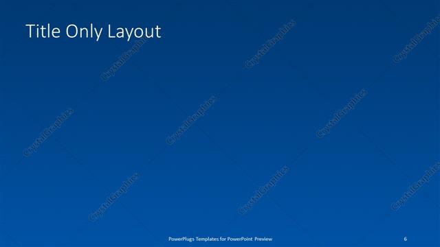 Title Only presentation slide layout