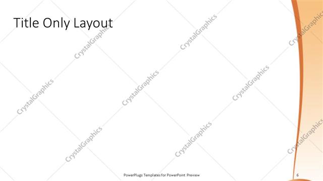 Title Only presentation slide layout