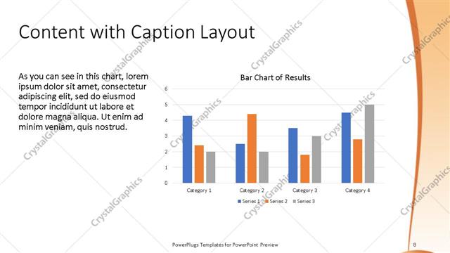 Content with Caption presentation slide layout
