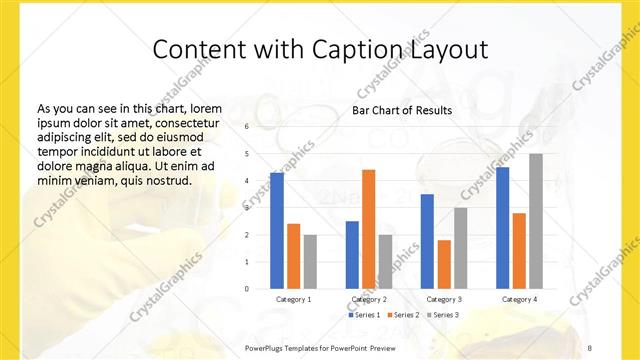 Content with Caption presentation slide layout