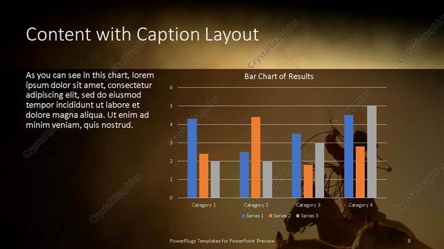 Content with Caption presentation slide layout