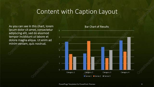 Content with Caption presentation slide layout