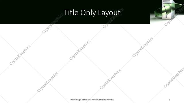 Title Only presentation slide layout