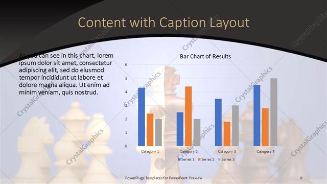 Content with Caption presentation slide layout
