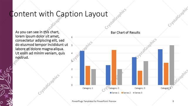 Content with Caption presentation slide layout