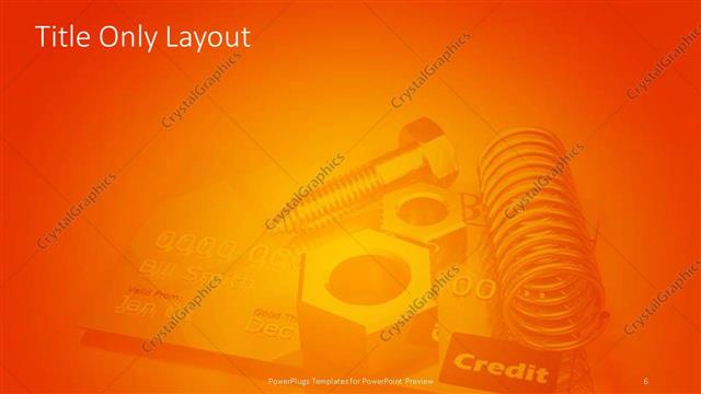 Title Only presentation slide layout