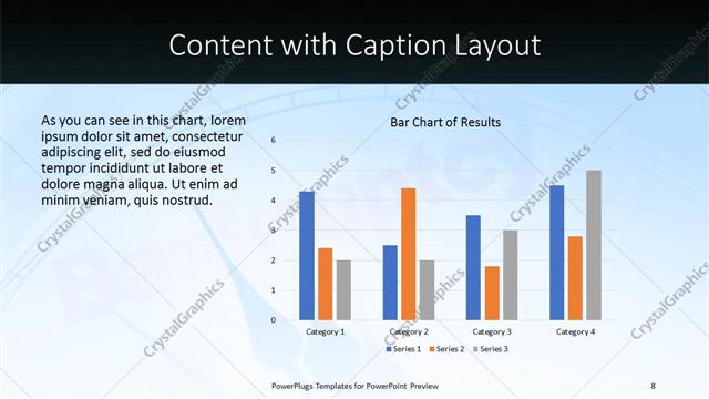 Content with Caption presentation slide layout