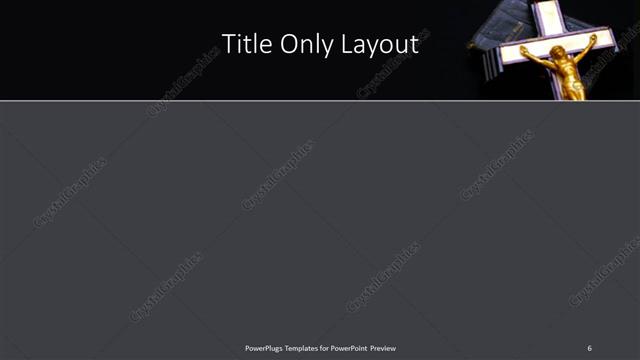 Title Only presentation slide layout