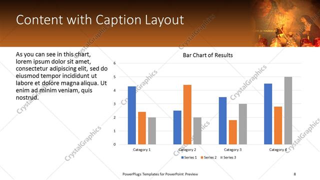 Content with Caption presentation slide layout
