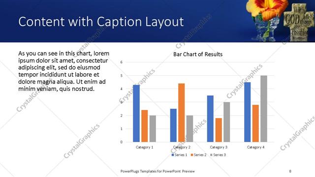 Content with Caption presentation slide layout