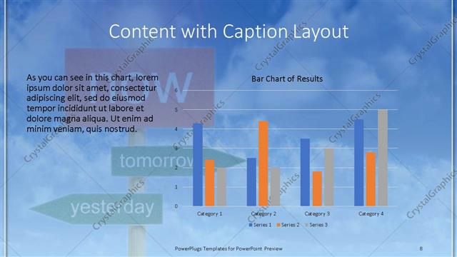 Content with Caption presentation slide layout
