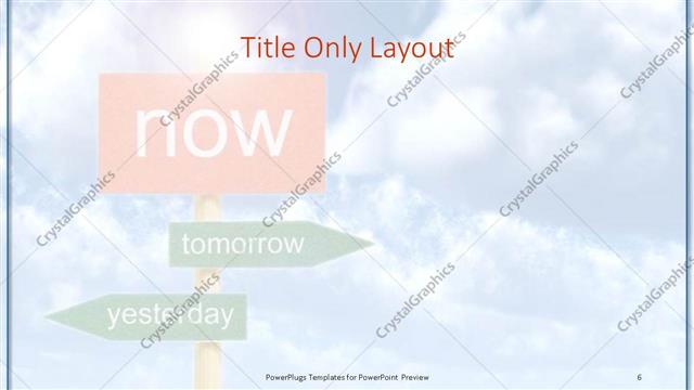 Title Only presentation slide layout