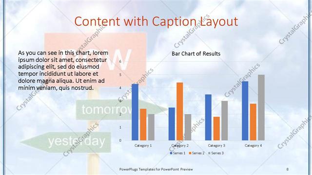 Content with Caption presentation slide layout