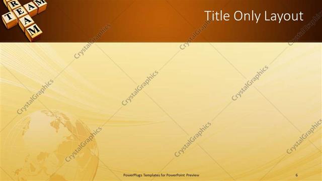 Title Only presentation slide layout