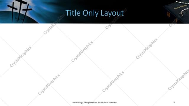 Title Only presentation slide layout
