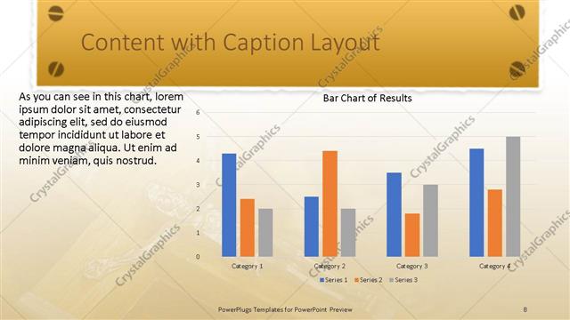 Content with Caption presentation slide layout