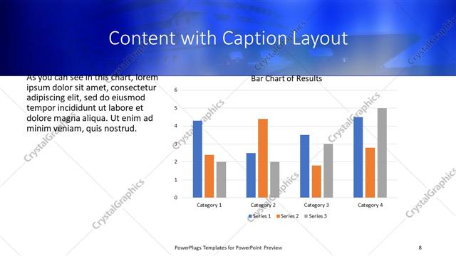 Content with Caption presentation slide layout