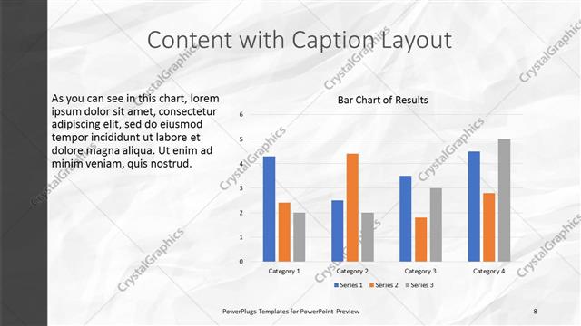 Content with Caption presentation slide layout