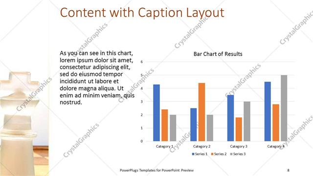 Content with Caption presentation slide layout
