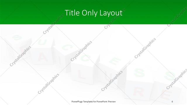 Title Only presentation slide layout