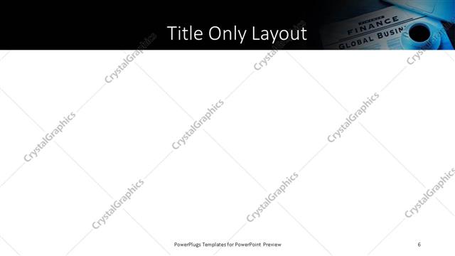 Title Only presentation slide layout