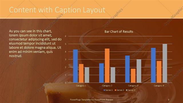 Content with Caption presentation slide layout