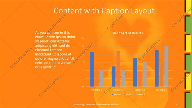 Content with Caption presentation slide layout