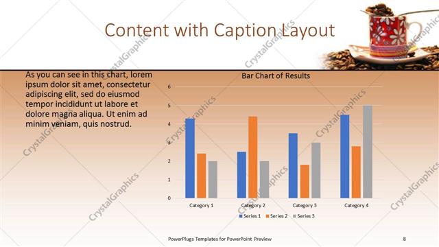 Content with Caption presentation slide layout